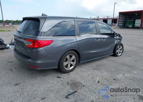 2018 Honda Odyssey Ex-L from USA, damaged, VIN 5FNRL6H70JB022134